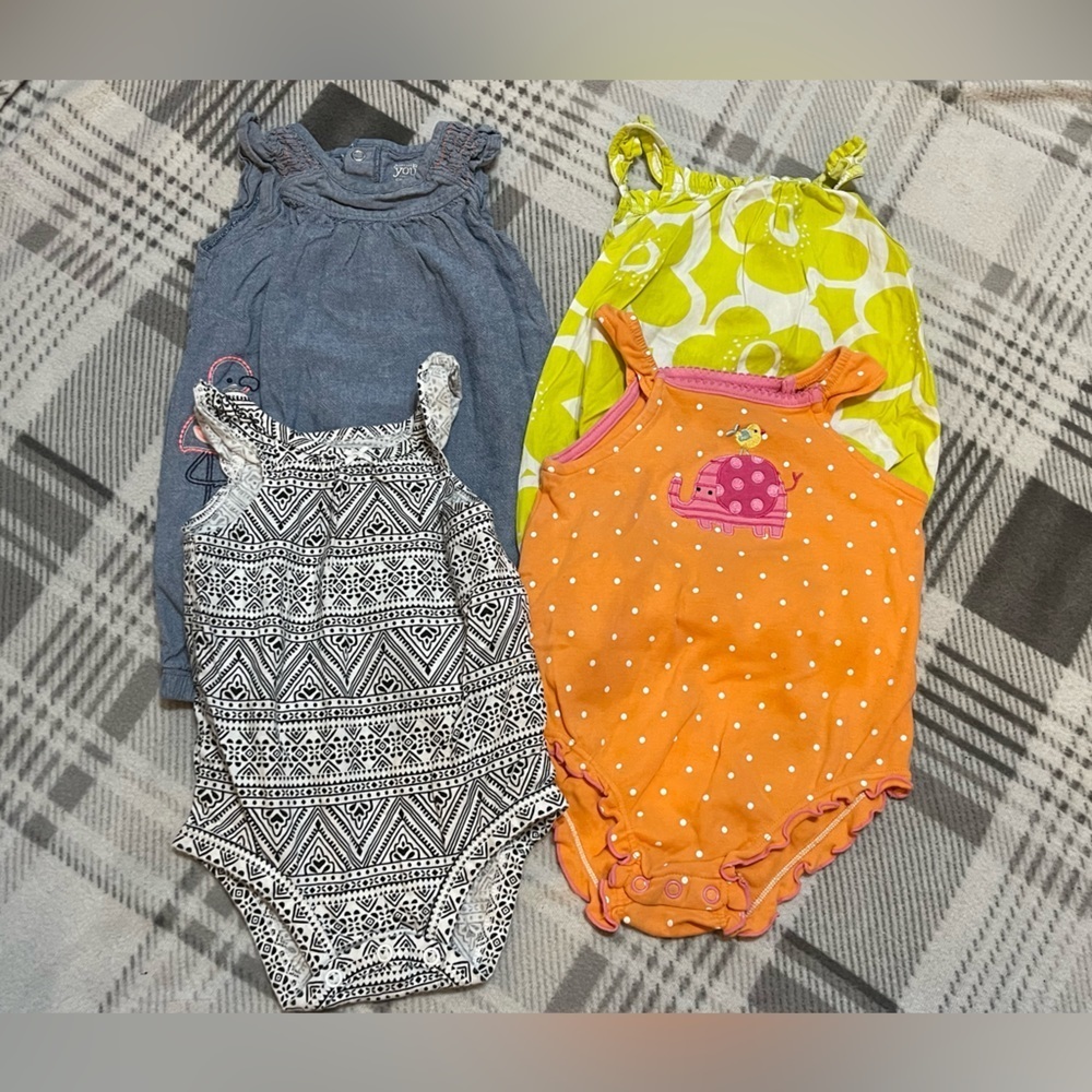 🌼4/$25🌼 Baby 9 Romper Bundle